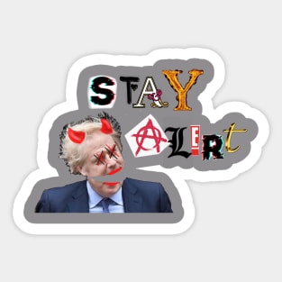 Stay Alert Sticker